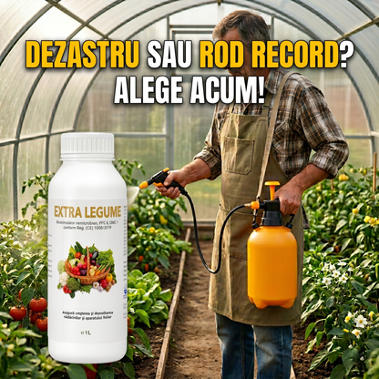 EXTRA LEGUME - BIOSTIMULATOR PENTRU TOATE PLANTELE DIN GRĂDINA TA - 1 LITRU