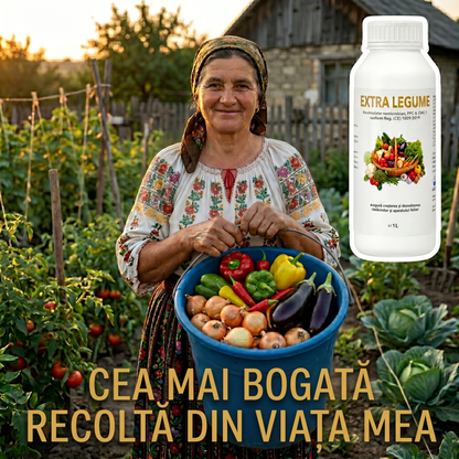 EXTRA LEGUME - BIOSTIMULATOR PENTRU TOATE PLANTELE DIN GRĂDINA TA - 1 LITRU