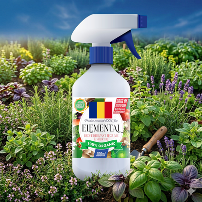 ELEMENTAL - FERTILIZANT DOCTORUL PĂMÂNTULUI GATA DE UTILIZARE PENTRU PLANTE AROMATICE ȘI LEGUME 100% NATURAL - 500 ML