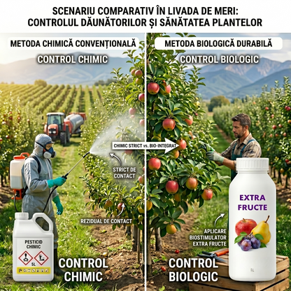 EXTRA FRUCTE - BIOSTIMULATOR POMI FRUCTIFERI - PRODUCȚIE SĂNĂTOASĂ ȘI ABUDENTĂ1 LITRU
