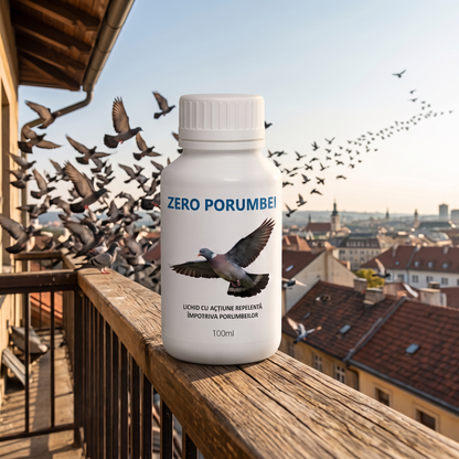 ZERO PORUMBEI - SPERIETOARE LICHIDĂ ÎMPOTRIVA PORUMBEILOR - 100 ML