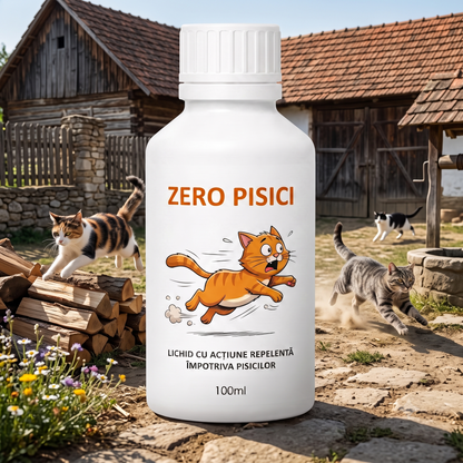 ZERO PISICI - SPERIETOARE LICHIDĂ ÎMPOTRIVA FELINELOR - 100 ML