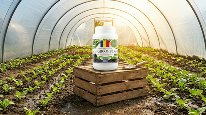 VERMICOMPOST PENTRU RĂSADURI - DOCTORUL PĂMÂNTULUI - ÎNGRĂȘĂMÂNT 100% BIO - 1 KG
