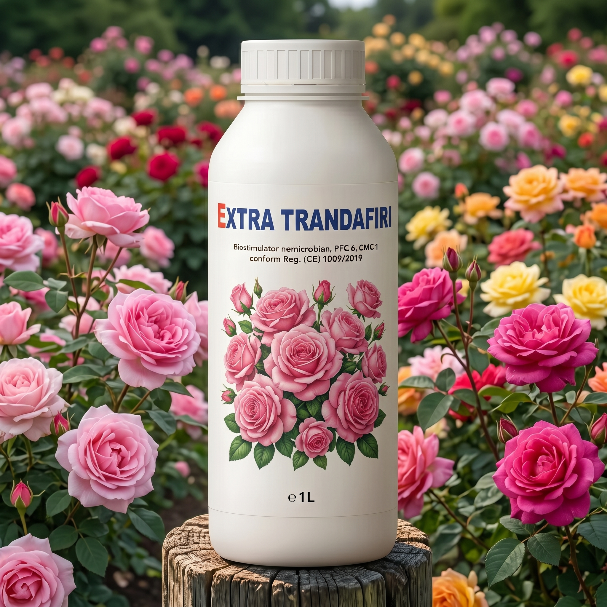 EXTRA TRANDAFIRI - BIOSTIMULATOR PENTRU ÎNFLORIRE ABUDENTĂ ȘI CULORI INTENSE - 1 LITRU