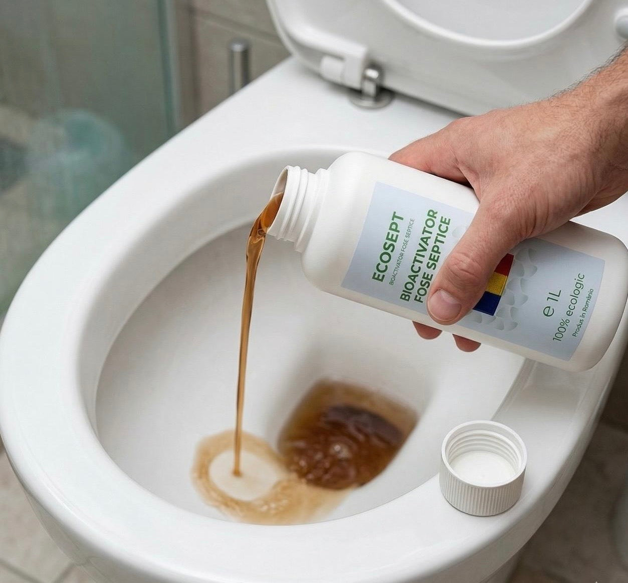 BIOACTIVATOR FOSE SEPTICE - ECO SEPT - DOCTORUL PĂMÂNTULUI -  1 LITRU